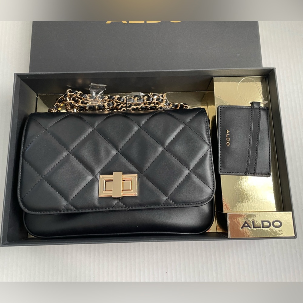 ALDO Black Quilted Women's Bag